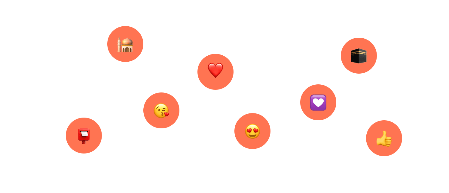 multiple emojis